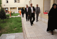 گزارش تصویری هیات رئیسه دانشگاه از خوابگاه خواهران به مناسبت هفته خوابگاه